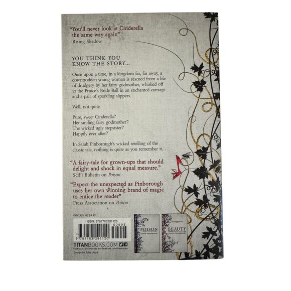 Charm: A Wicked Cinderella Tale By Sarah Pinborough Trade Paperback - Picture 2 of 2